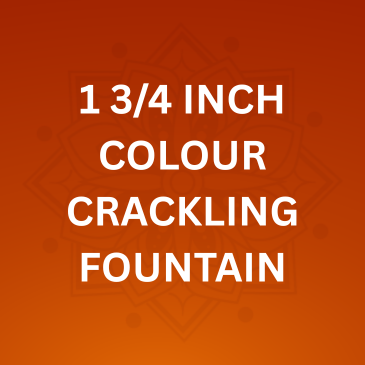 1 3/4 INCH COLOUR CRACKLING FOUNTAIN
