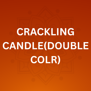CRACKLING CANDLE(DOUBLE COLR)